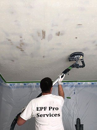 Stucco ceiling removal Oakville
