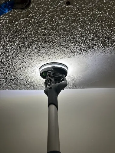 Brant Hills Burlington popcorn ceiling removal — project 2
