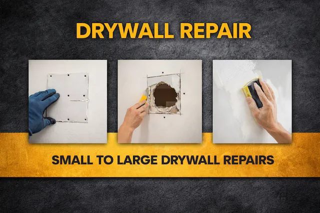 Drywall repair image added at the bottom of the article