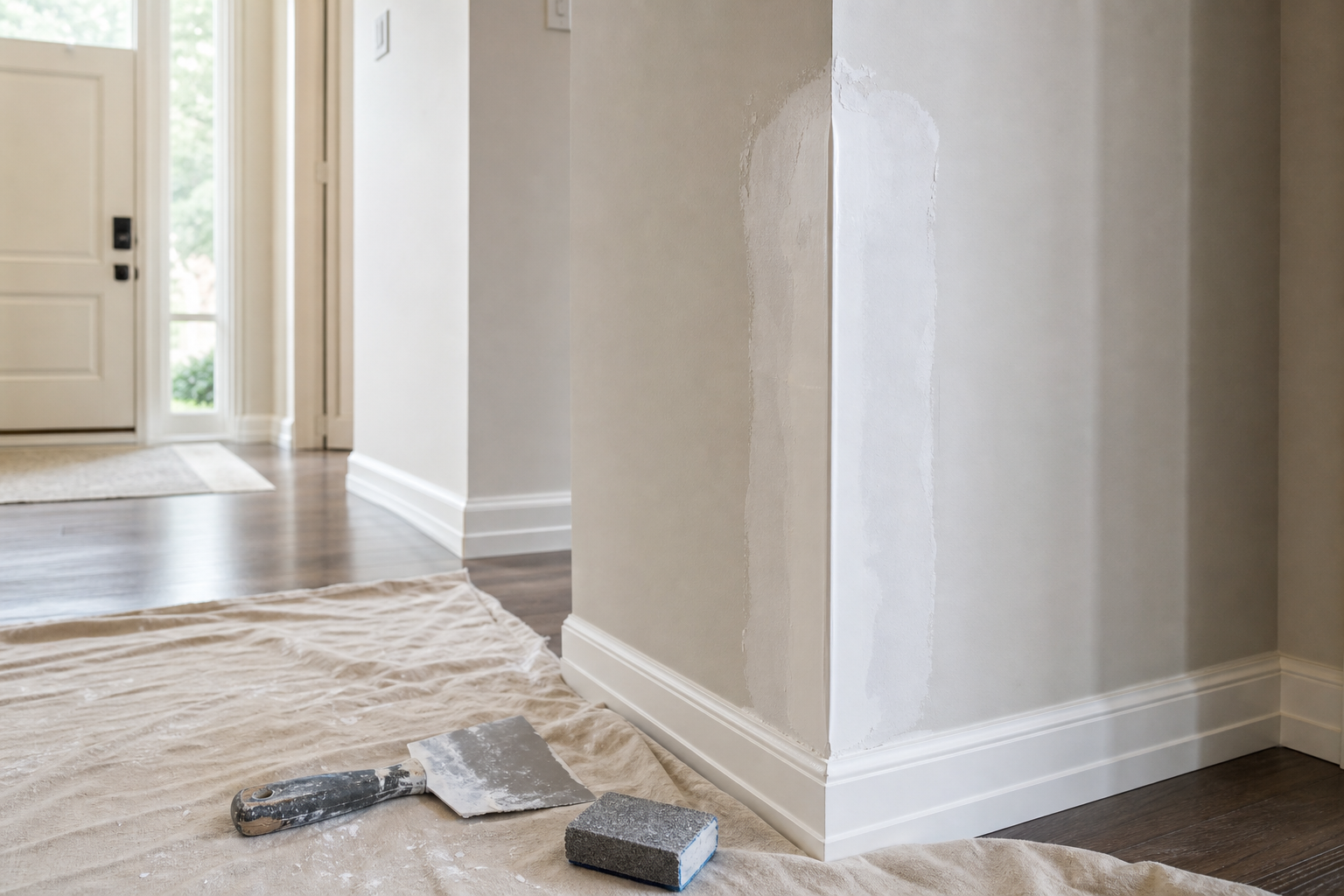 Corner Bead Drywall Repair in Oakville: Dented Corners, Cracked Edges & Clean Re-Finishing