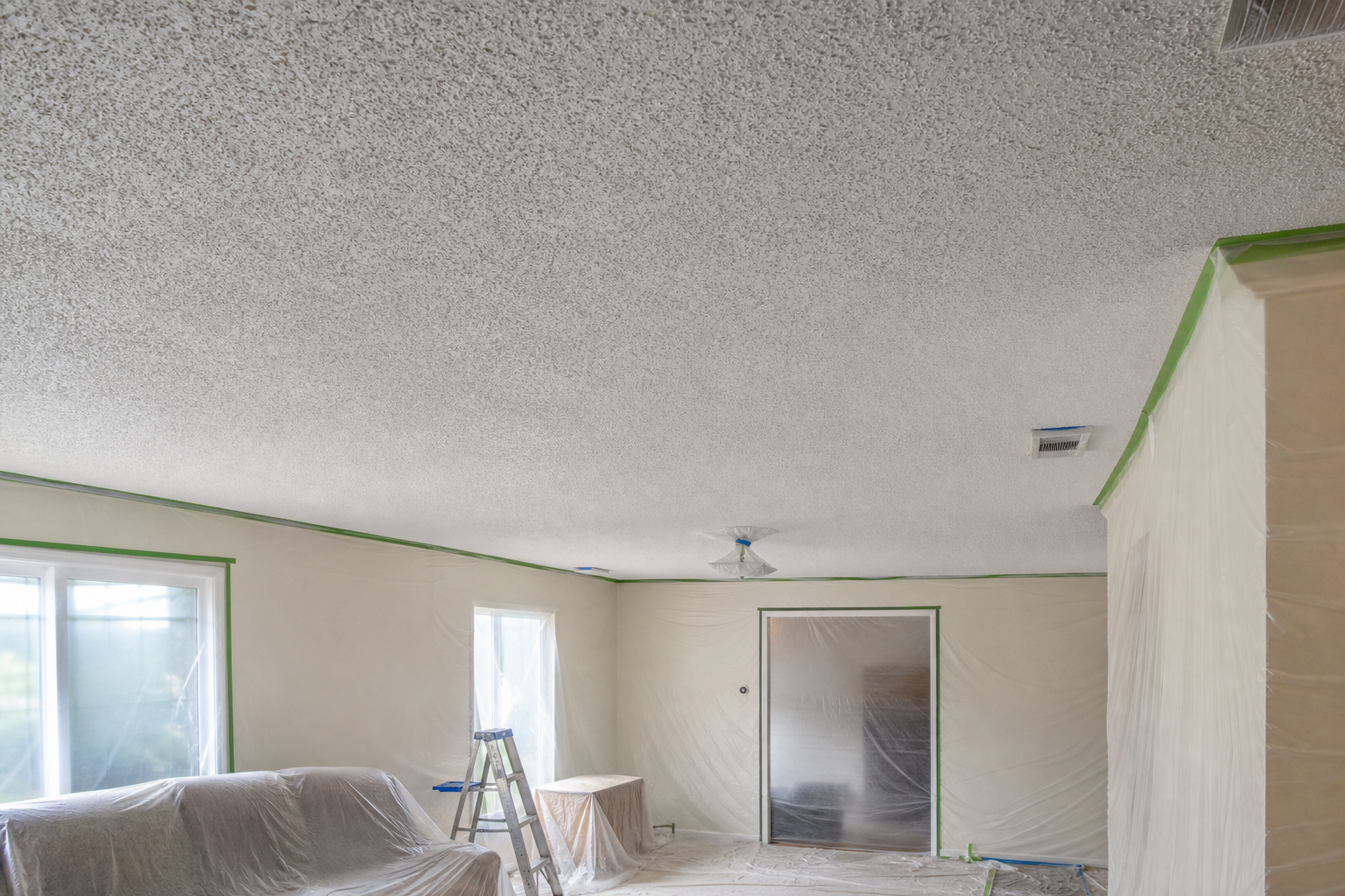 Can Painted Popcorn Ceilings Be Removed? Why It Costs More and What Homeowners Should Expect