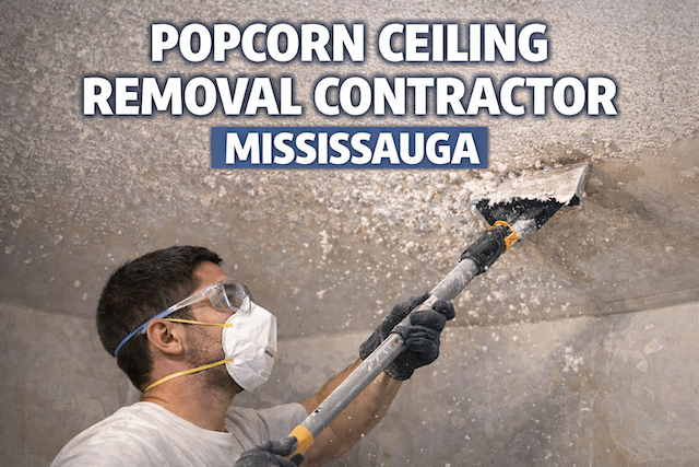 How to Choose the Right Popcorn Ceiling Removal Contractor in Mississauga