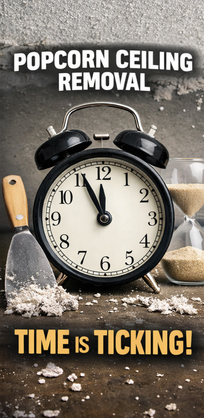 How Long Does Popcorn Ceiling Removal Take? A Real Timeline for Homeowners