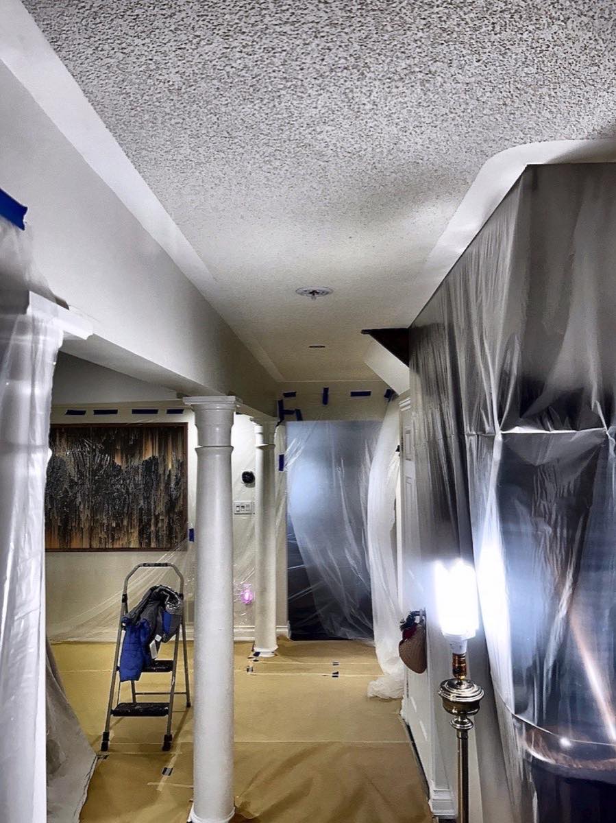 St. Catharines popcorn ceiling removal