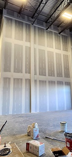 Commercial drywall installation for tenant fit-out